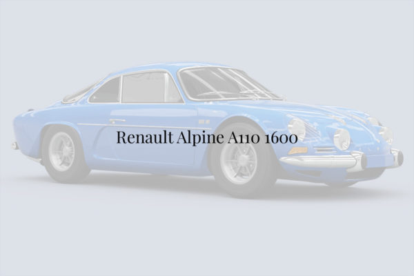 Renault Alpine A110 1600